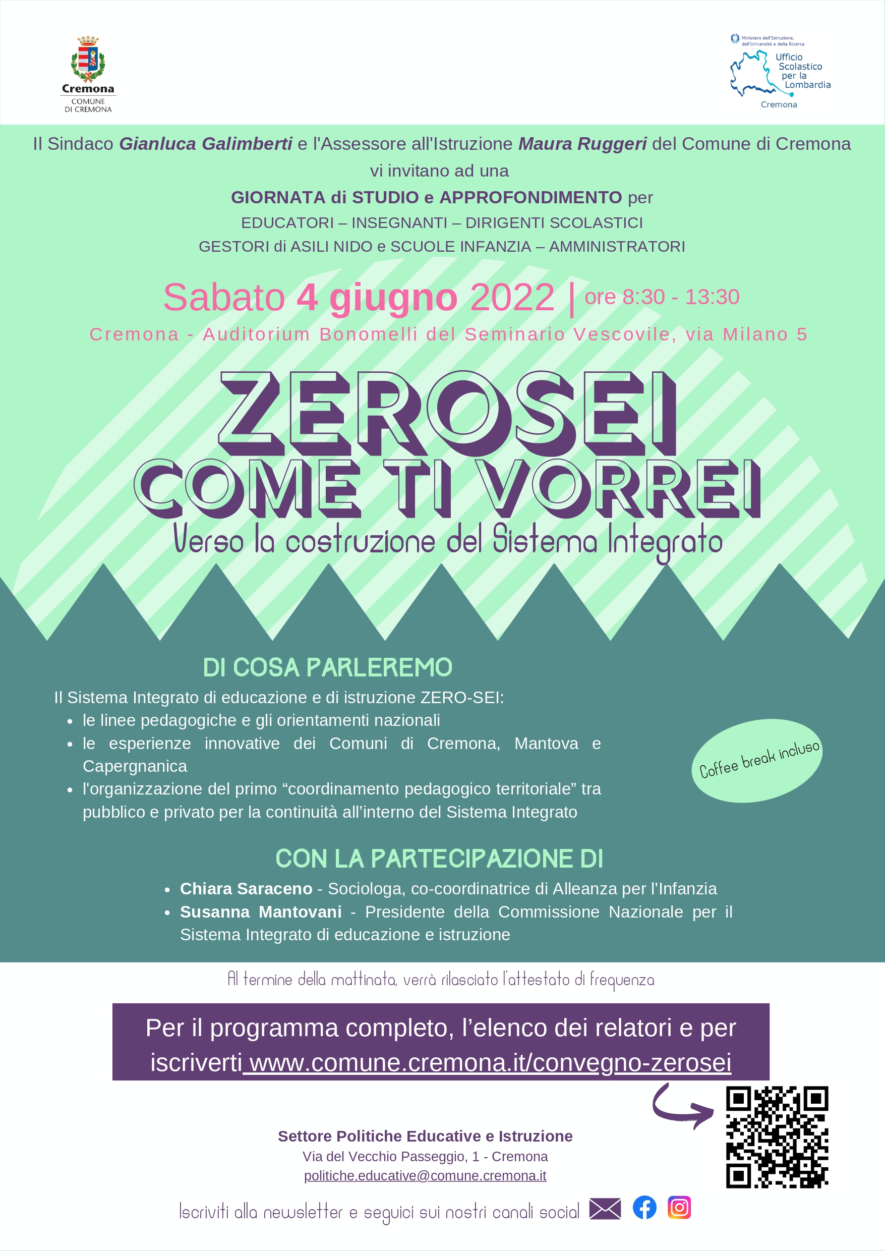 Convegno Zerosei come ti vorrei - Azienda Sociale Cremonese